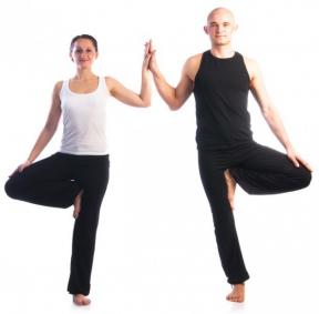 Träning tillsammans: ånga yoga