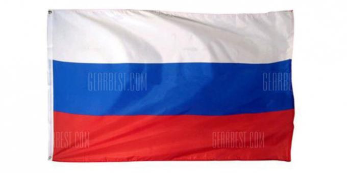 Sport attribut: ryska flaggan