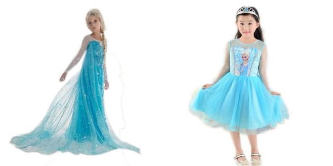 Nyår kostymer för barn: Princess Elsa