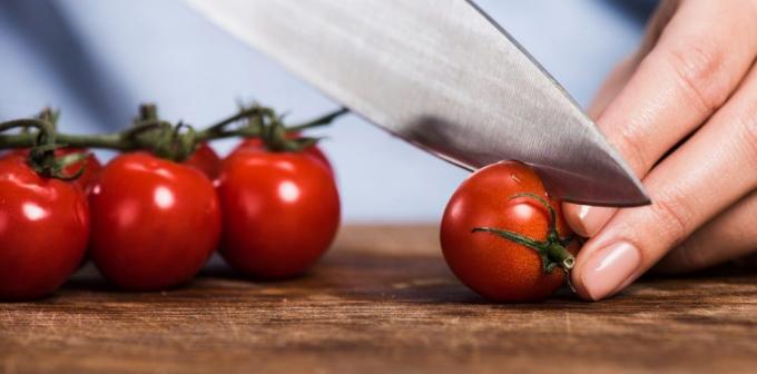 Produkter för huden: tomater