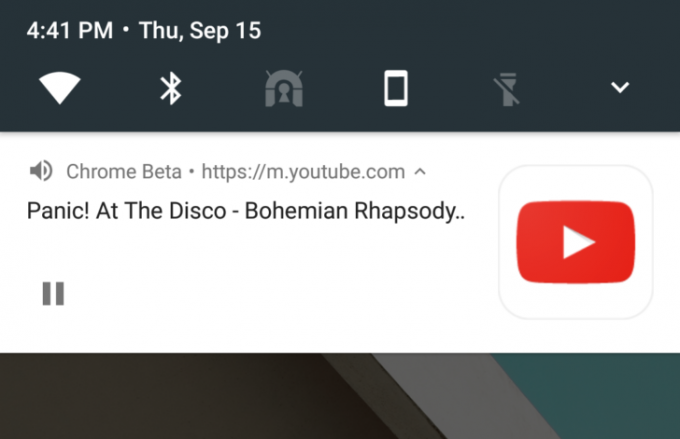 Chrome Beta videobakgrund