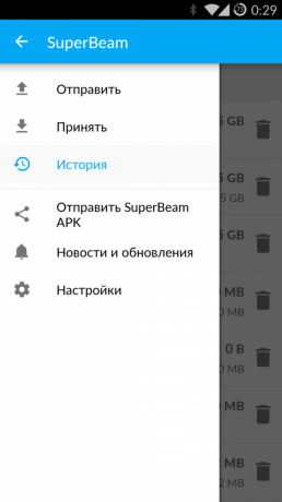 Hur överföra stora filer med Superbeam för Android