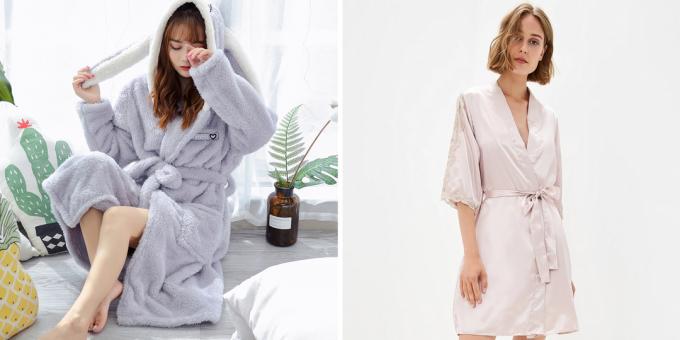 Vad man ska ge mamma en födelsedag: en vacker klänning eller pyjamas set