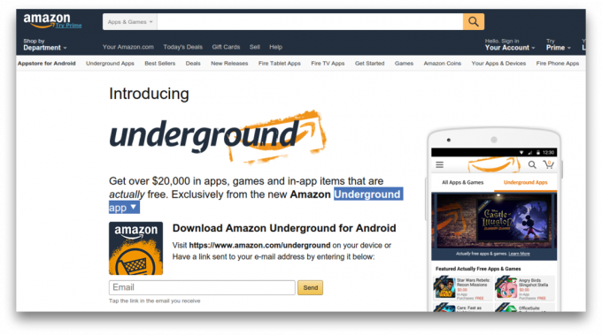 Amazon Underground app - appar för Android gratis