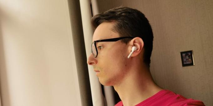 Huawei FreeBuds 3i i öronen