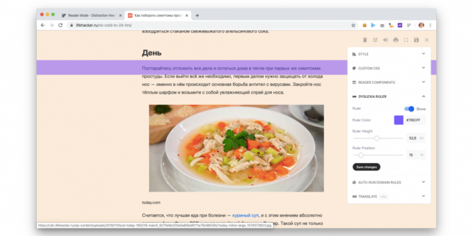 Readermode expansionen tillför en hel läsläge i Chrome 
