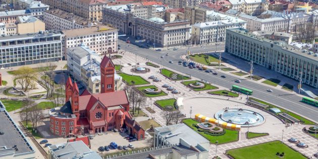 Red kyrka i Minsk
