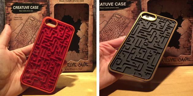 Topp fodral för iPhone: Case med maze