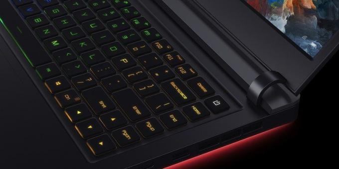 Mi gaming laptop: Keyboard