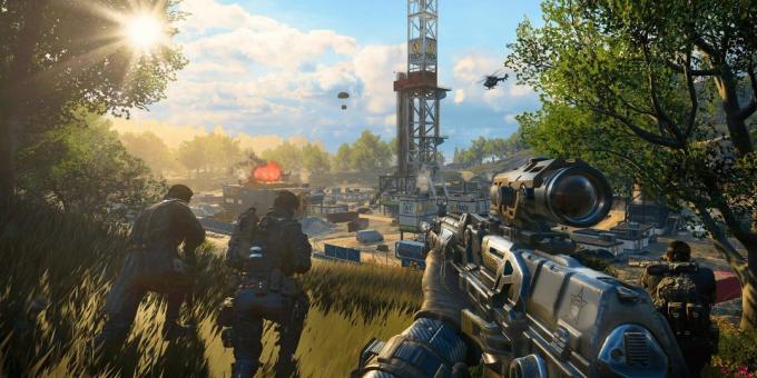 Spel 2018 för enkla datorer: Call of Duty: Black Ops 4