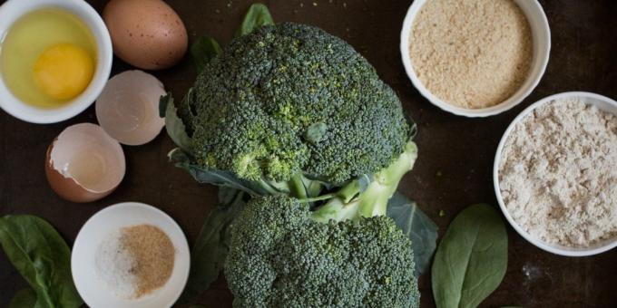 kotletter med broccoli: Ingredienser