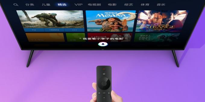 Xiaomi Mi TV 4S: fjärrkontroll