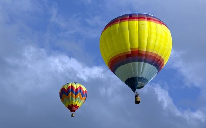 Gåvor till nyår ballongflygning