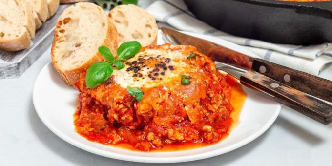 Shakshuka med köttfärs