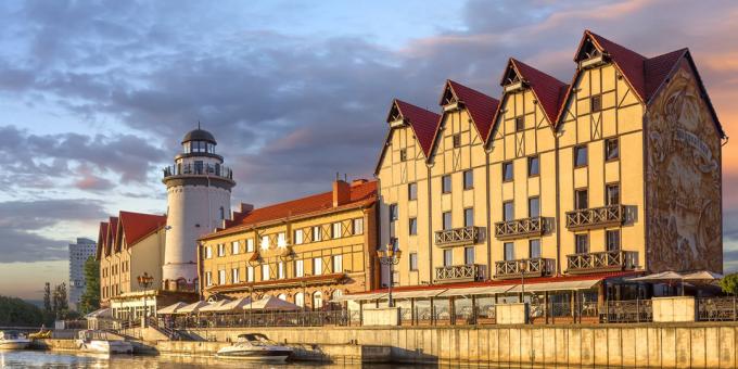 Sevärdheter i Kaliningrad: fiskeby