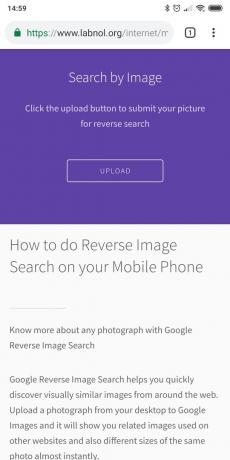 Hur hittar man en liknande bild på smartphone med Android eller iOS: Sök genom service Bilds