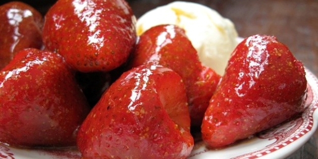 Recept med jordgubbar: Glazed Strawberry