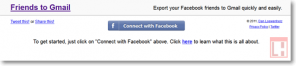 Hur att överföra kontakter från Facebook till Gmail