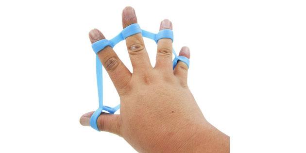 Elastisk övning för fingrar