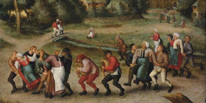 Galen historiska fakta: I 1500-talet i Strasbourg dansade plötsligt 400 människor och några dansade till döds
