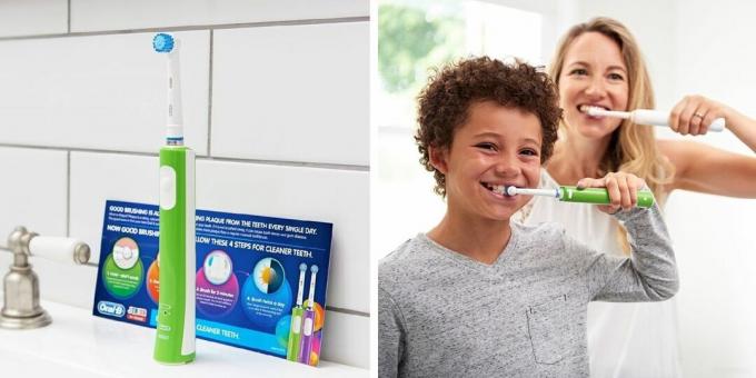 elektriska tandborstar: Braun Oral-B Junior