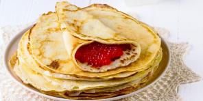 5 recept på läckra pannkakor på fermenterad bakad mjölk