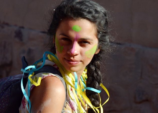 besök Argentina kvinna på karnevalen