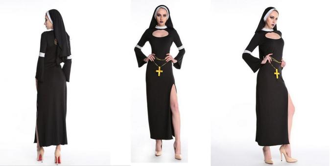 Kostymer för Halloween: Naughty nunna