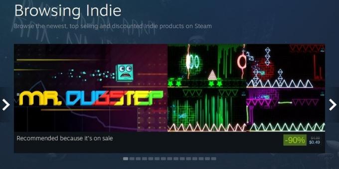Följ indie-spel kan vara på Steam