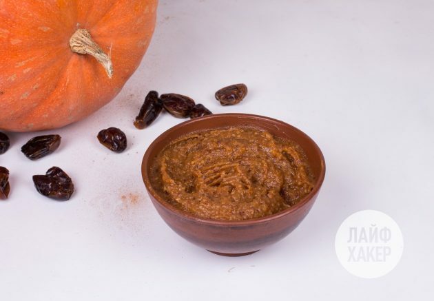 Pumpkin Energy Candy with Date: Häll i kli