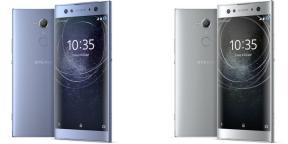Sony introducerade Xperia tre smartphone med en uppdaterad design