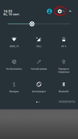 Nattläge på Android Nattläge Enabler System