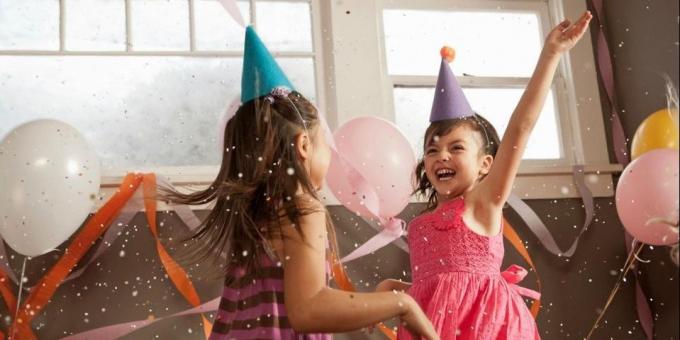 Barns födelsedagskalas: förbereda ett dansparty