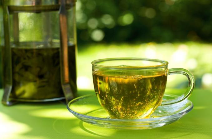 Vanor som kommer att gå ner i vikt: dricka grönt te