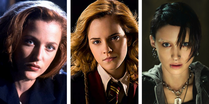 Filmer om starka kvinnor: Scully, Hermione, Lisbeth