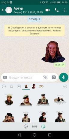 Klistermärken i WhatsApp: Stickers av Telegram i WhatsApp