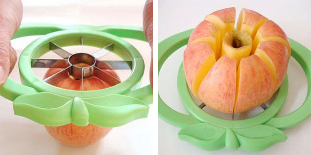 Cutter för äpplen