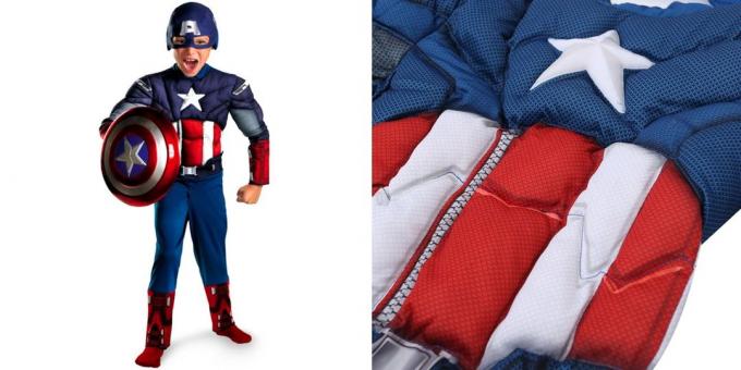 Nyår kostymer för barn: Captain America