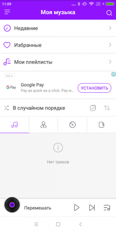 Hur man opt in MIUI: application "Music"