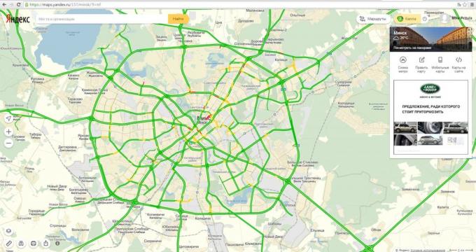 I Minsk, inga trafikstockningar!