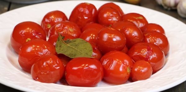 Söta inlagda tomater - recept