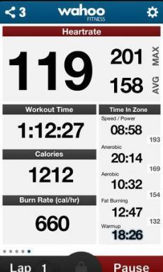 Wahoo Fitness för iPhone - du kan publicera träna RunKeeper, Nike +, Strava, Dropbox och andra tjänster