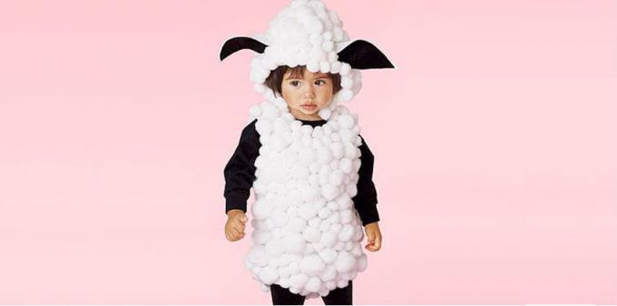 Christmas kostymer med sina egna händer: Lamb