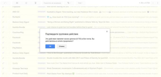 Ta bort alla e-postmeddelanden i Gmail