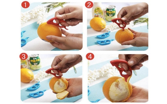 Kniv för rengöring citrus