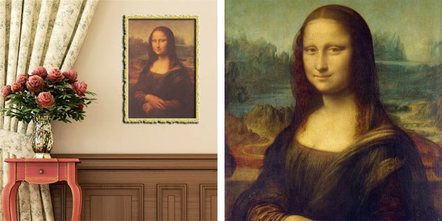 Affisch "Mona Lisa"