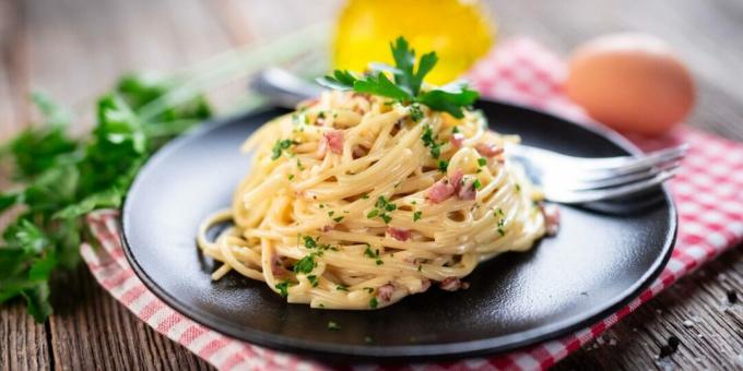 Klassisk pasta carbonara