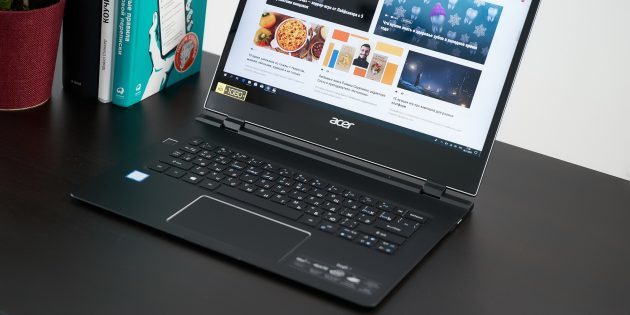 Acer Swift 7: Interiören