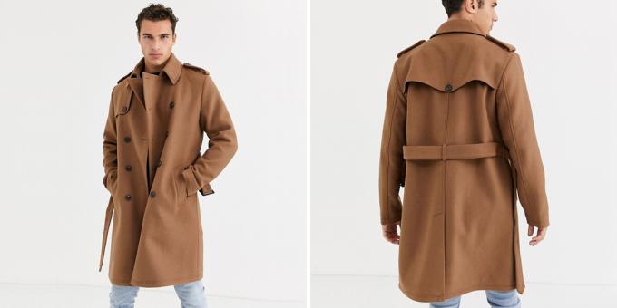 Double Breasted Trench Coat från Asos Design