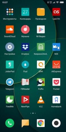 Ställ in telefonen till operativsystemet Android: Ställ startskärmen